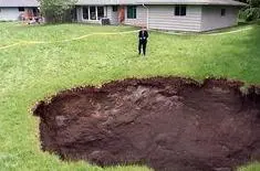 Wood Creek Sinkholes have damaged homes and property